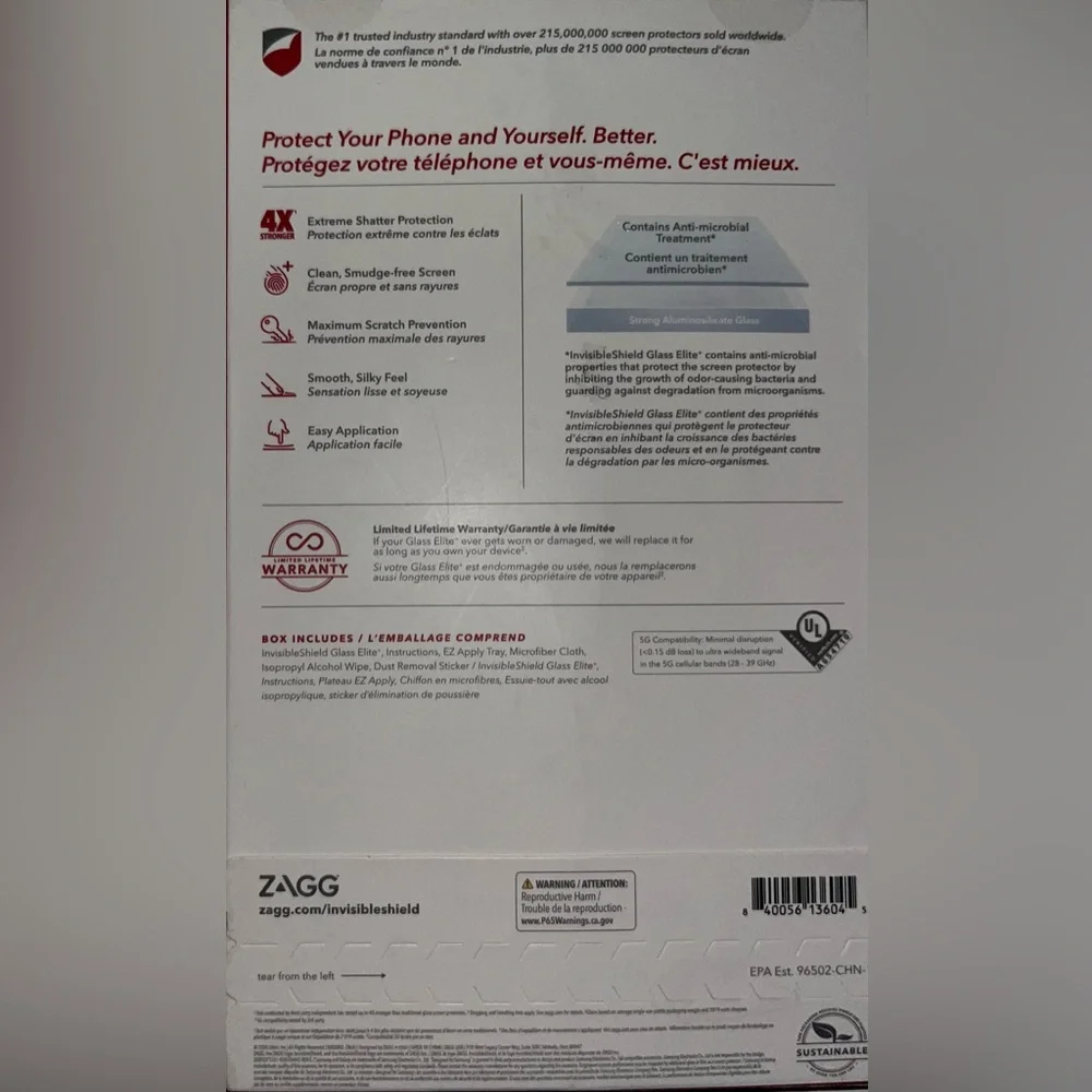 NIB ZAGG Screen Protector